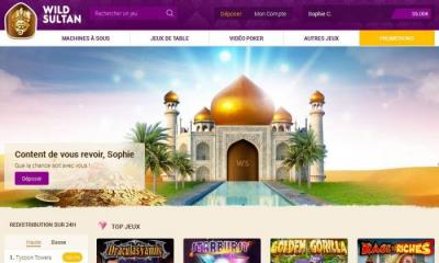 wild sultan casino homepage